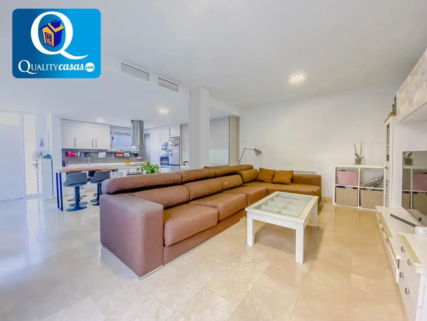 Sala de estar de Casa o chalet en venta en Mutxamel con Aire acondicionado, Calefacción y Terraza