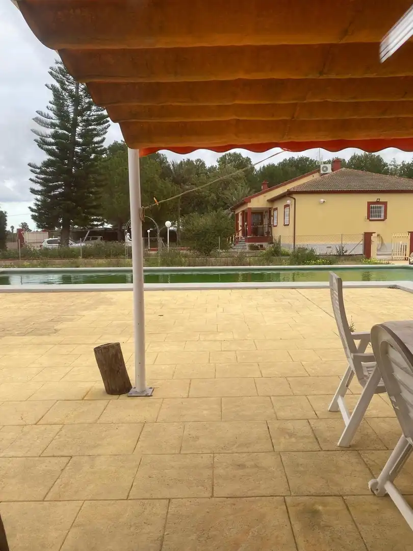 Piscina de Finca rústica en venda en Els Poblets amb Jardí privat, Terrassa i Internet