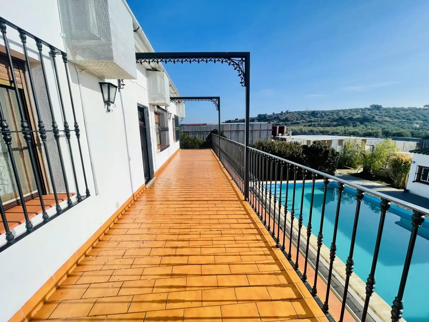 Terraza de Finca rústica en venta en Badolatosa con Jardín privado, Terraza y Piscina
