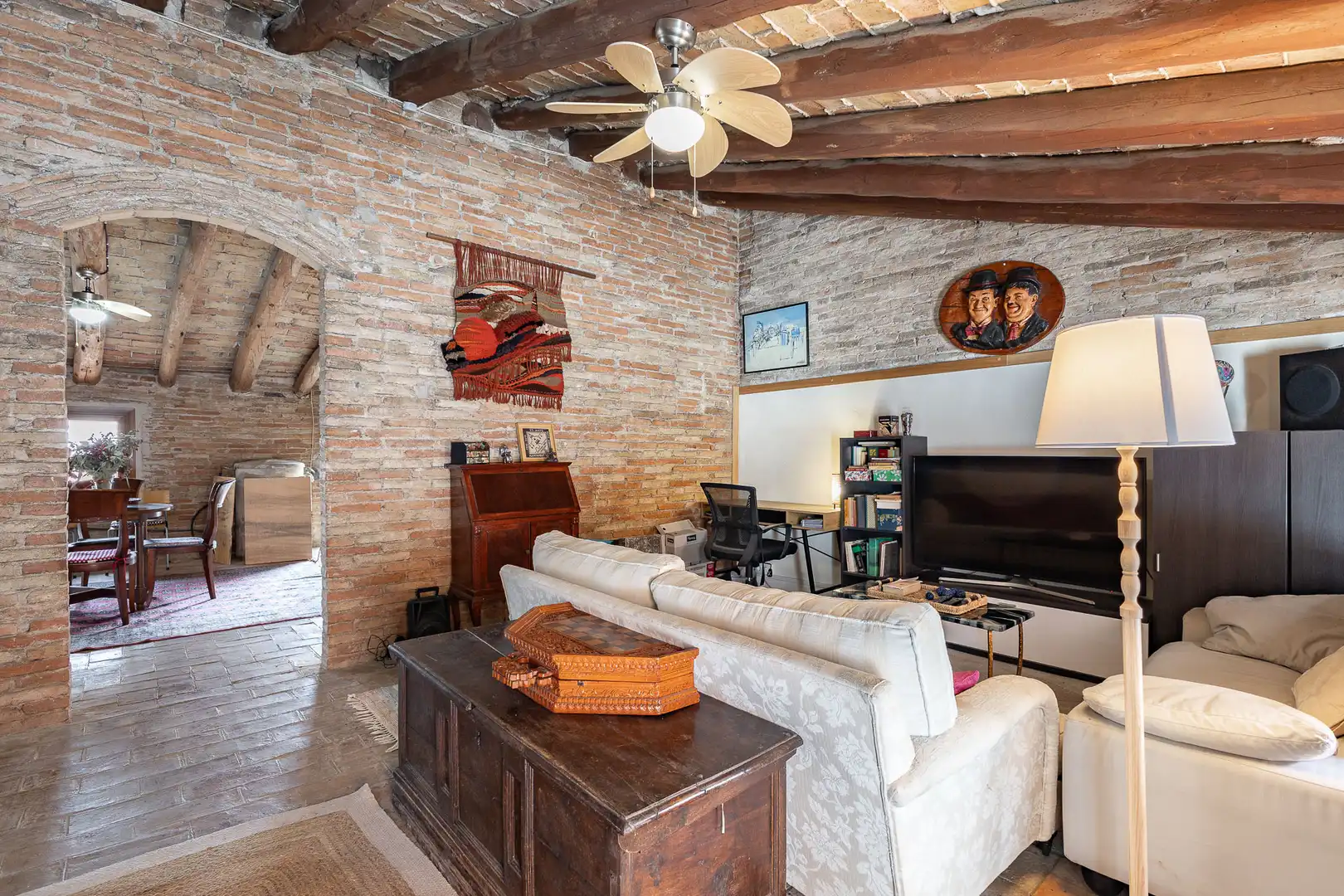 Sala de estar de Casa adosada en venta en Torrelavit con Calefacción y Terraza