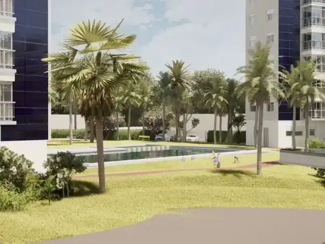 Swimming pool of Flat for sale in Foietes