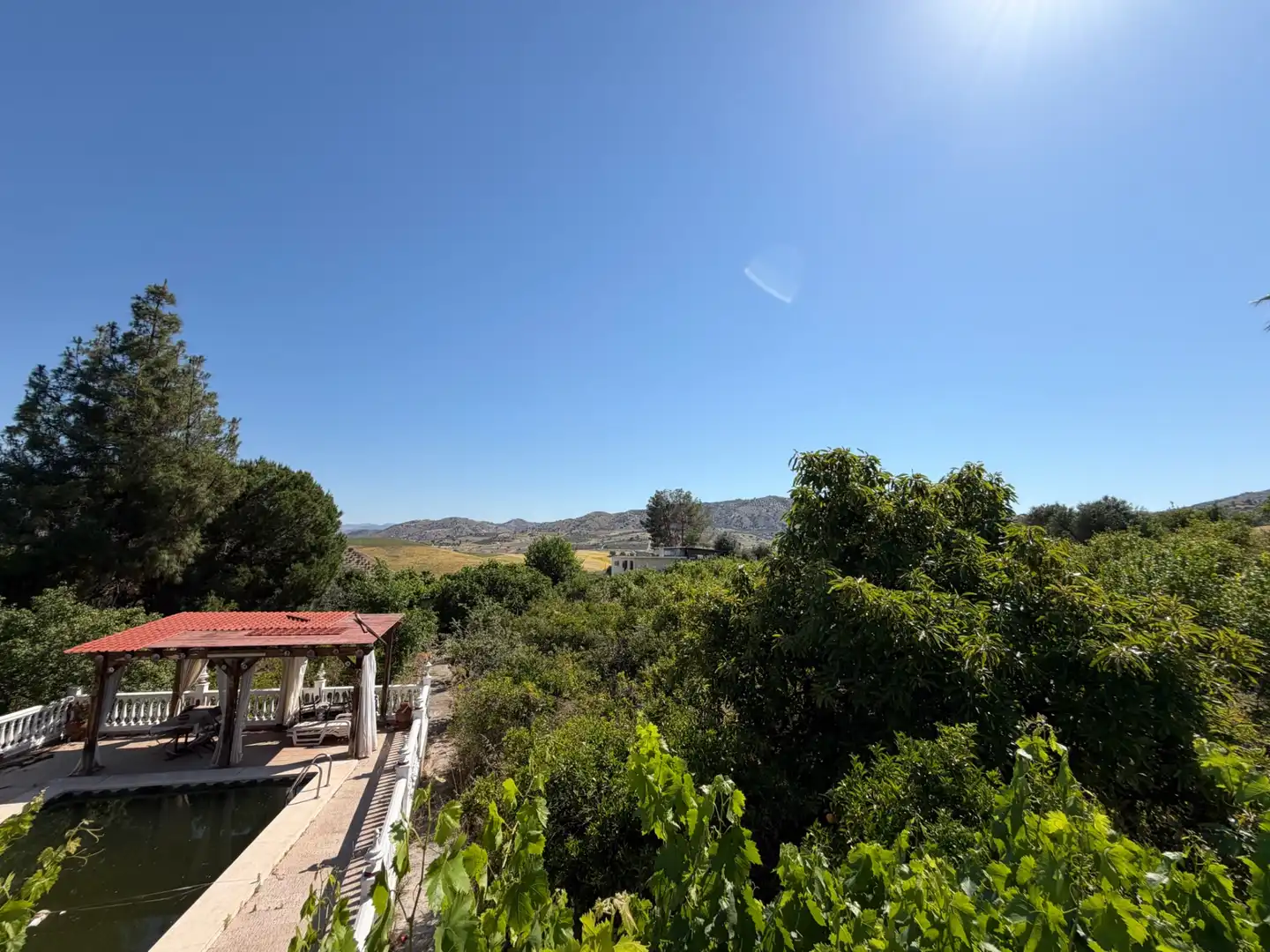 Außenansicht von Country house zum Verkauf in Pizarra mit Klimaanlage, Privatgarten und Terrasse