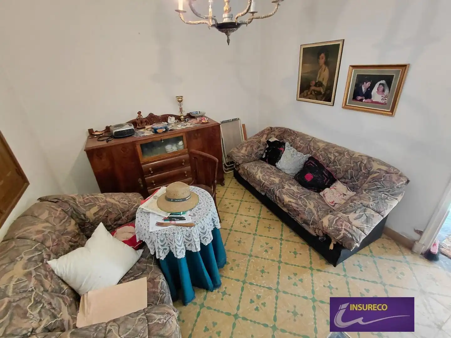 Living room of Houses for sale in Cuadros  with Private garden and Terrace