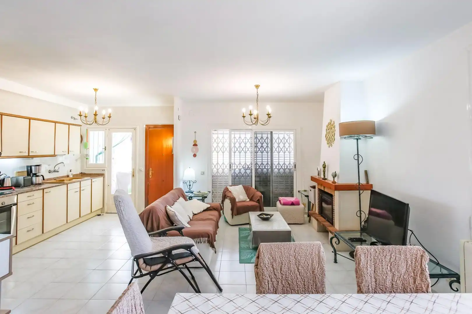 Sala de estar de Casa adosada en venta en El Vendrell con Calefacción, Terraza y Balcón