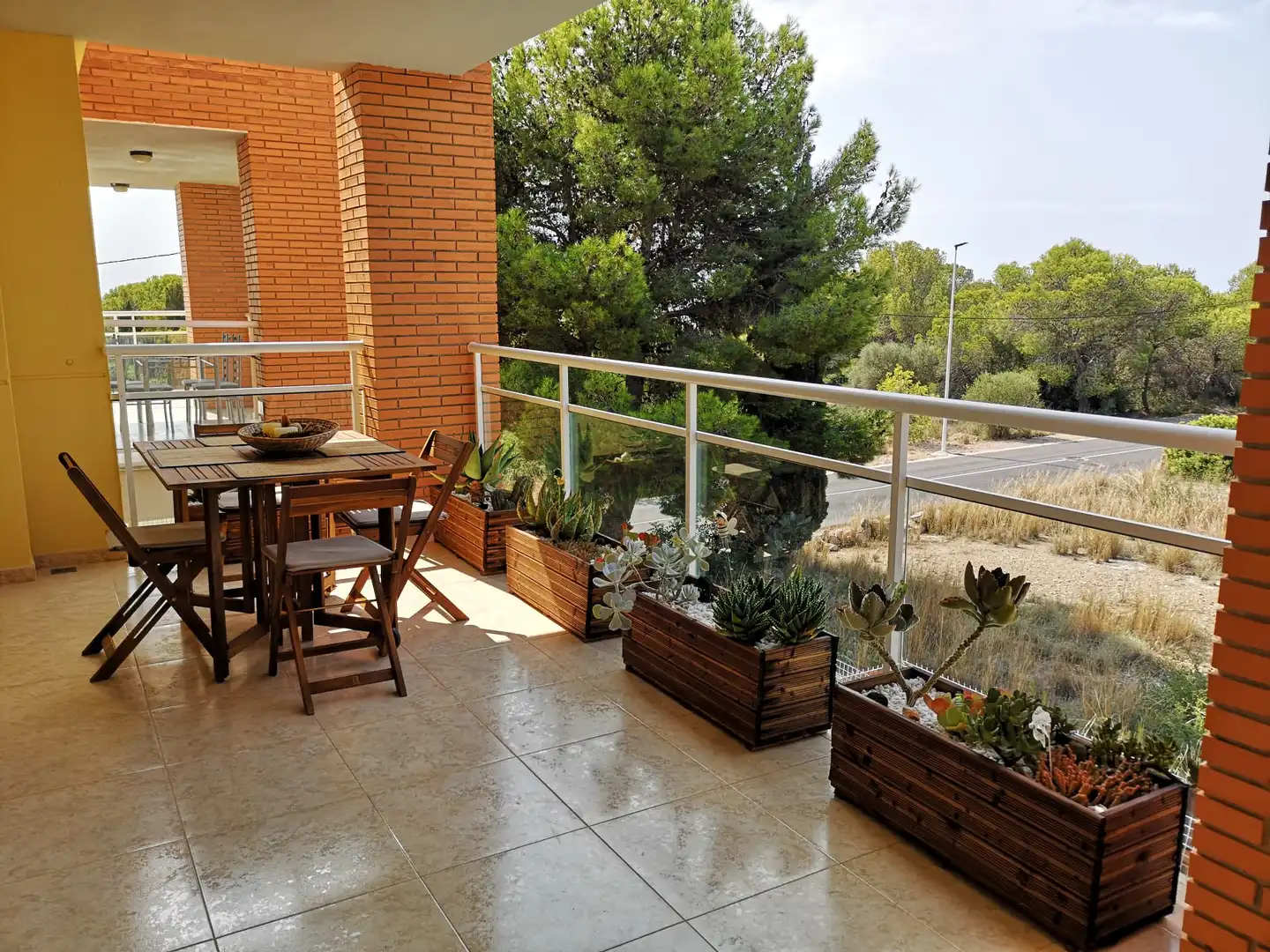 Terrassa de Apartament de lloguer en Peñíscola / Peníscola amb Aire condicionat, Calefacció i Terrassa