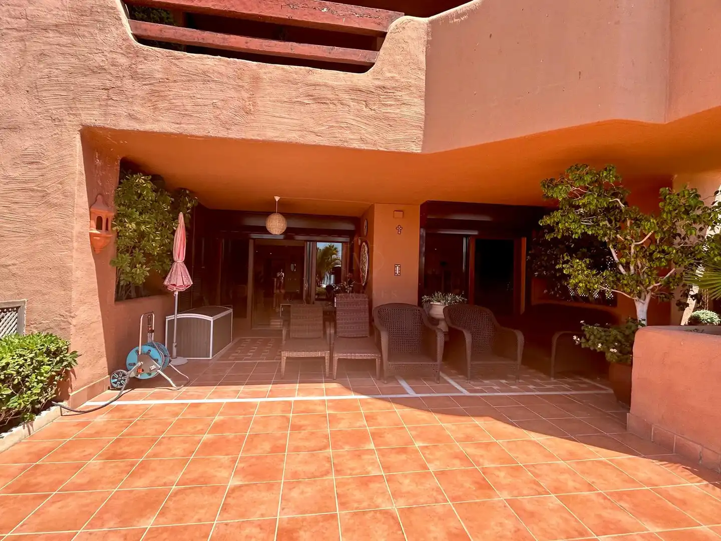 Terraza de Apartamento en venta en Estepona con Aire acondicionado, Terraza y Piscina