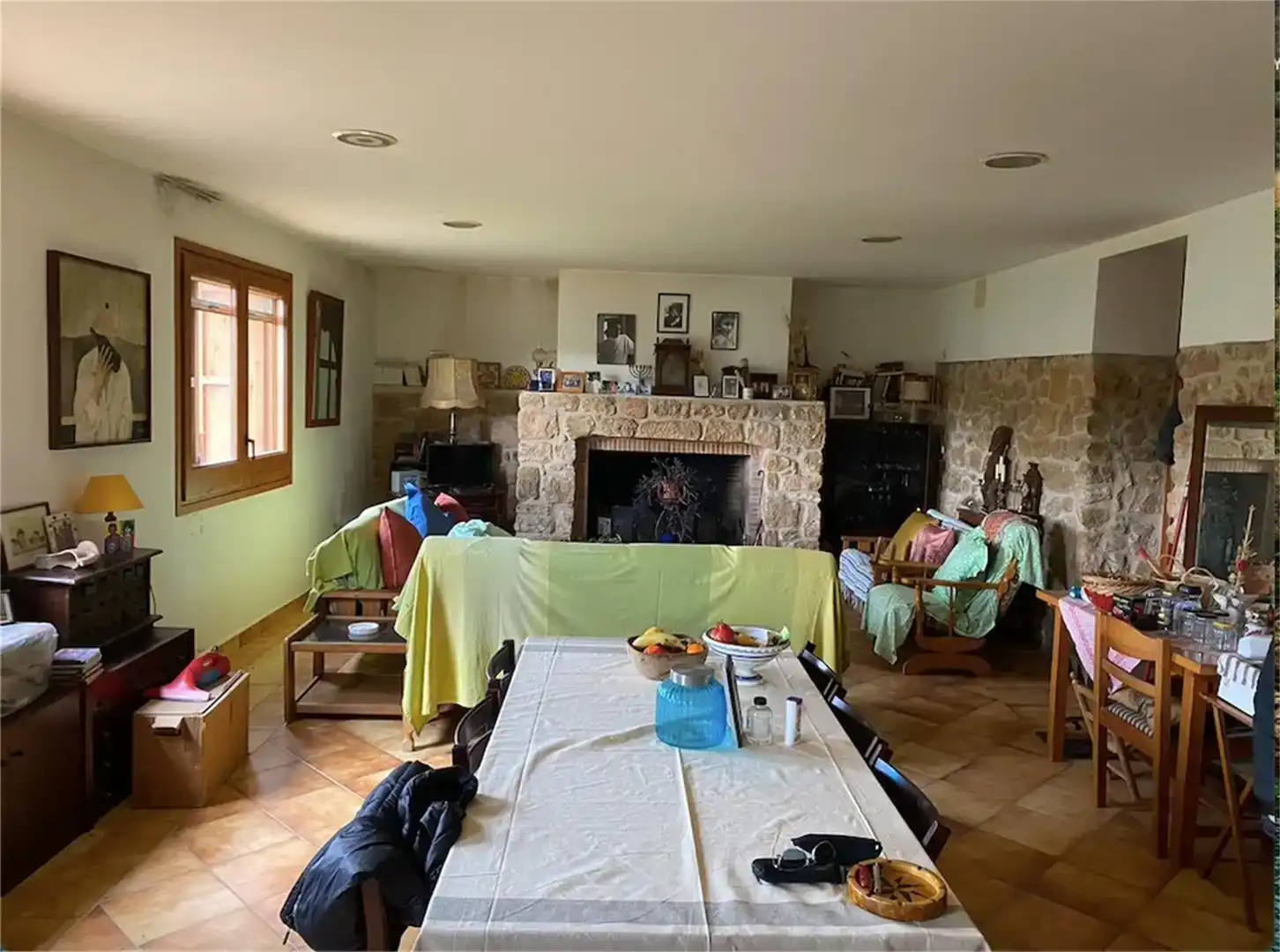 Comedor de Finca rústica en venta en La Granadella con Jardín privado, Amueblado y TV