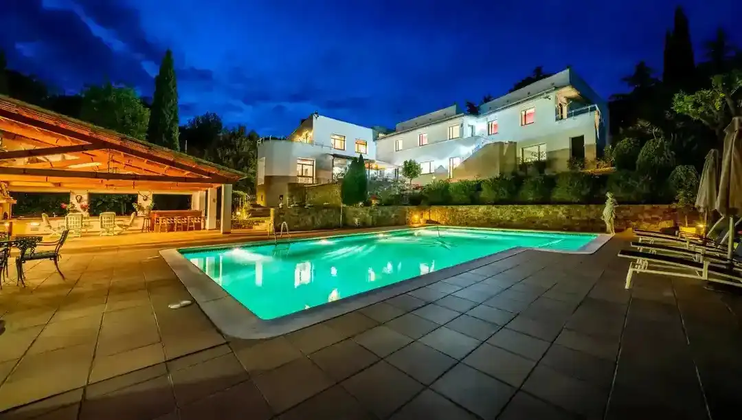 Piscina de Casa o chalet en venta en Matadepera con Aire acondicionado, Calefacción y Jardín privado