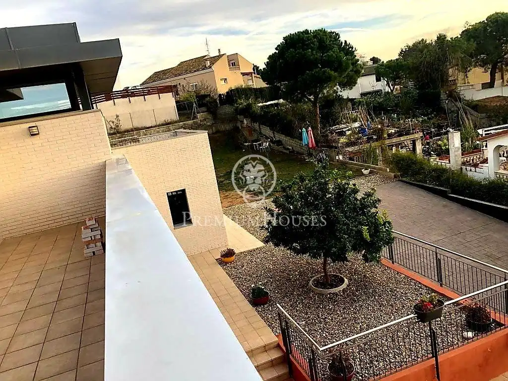 Terraza de Casa o chalet en venta en Sant Pere de Ribes con Aire acondicionado, Calefacción y Jardín privado