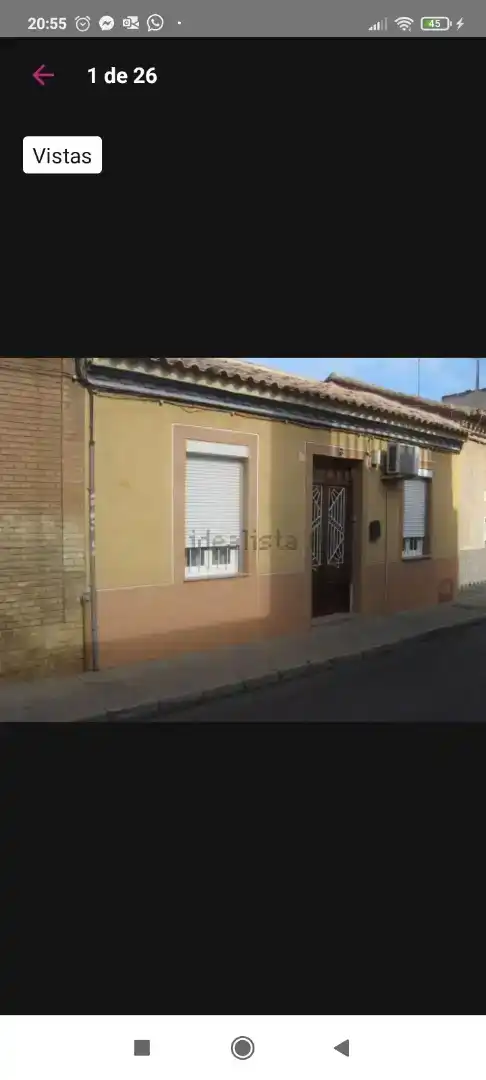 Vista exterior de Casa adosada en venda en La Unión amb Aire condicionat