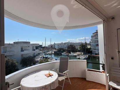 Balcony of Flat for sale in Roses  with Air Conditioner and Terrace