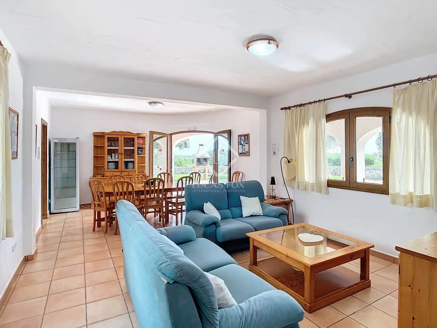 Wohnzimmer von Country house zum Verkauf in Ciutadella de Menorca mit Klimaanlage, Heizung und Privatgarten