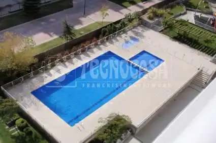 Swimming pool of Attic for sale in  Zaragoza Capital  with Air Conditioner, Heating and Terrace