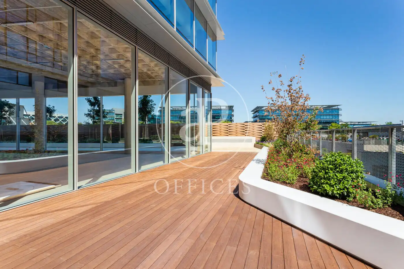 Terrace of Office for rent in Madrid  with Air Conditioner