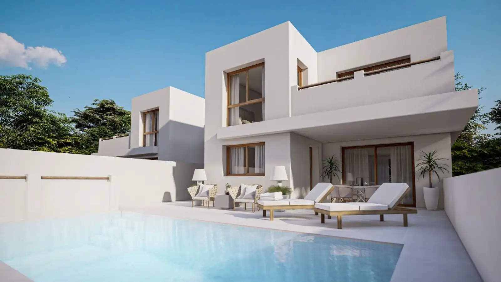 Exterior view of Houses for sale in L'Alfàs del Pi  with Air Conditioner, Heating and Private garden