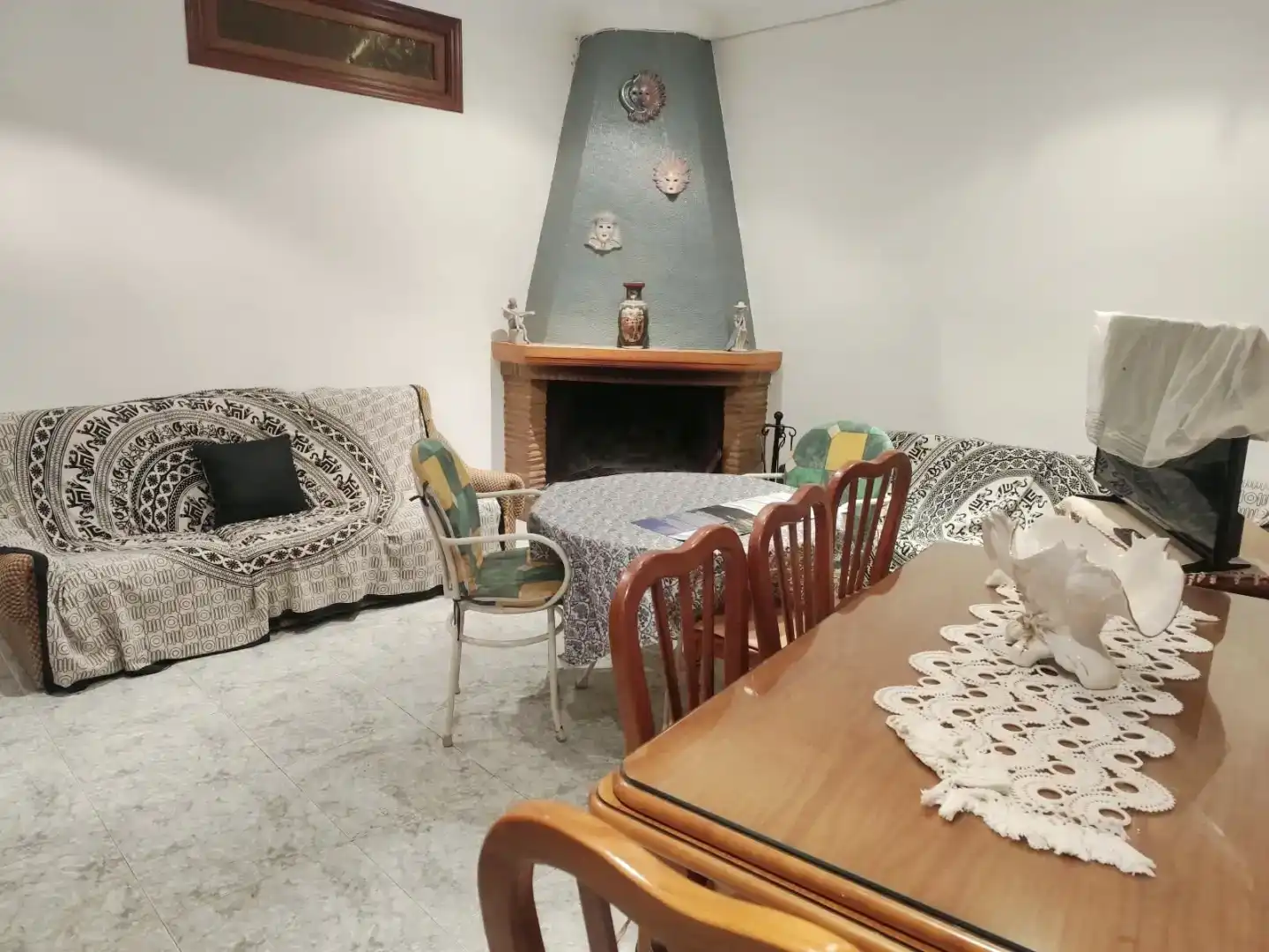 Sala d'estar de Planta baixa en venda en La Vall de Gallinera amb Traster, Moblat i Forn