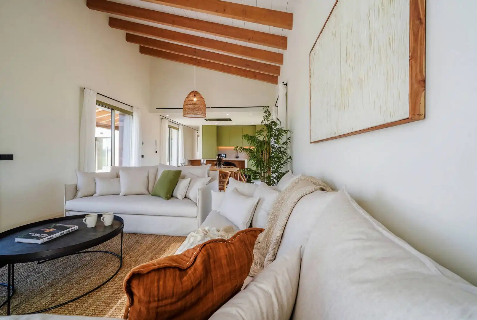 Sala d'estar de Finca rústica en venda en Sineu amb Aire condicionat, Calefacció i Terrassa