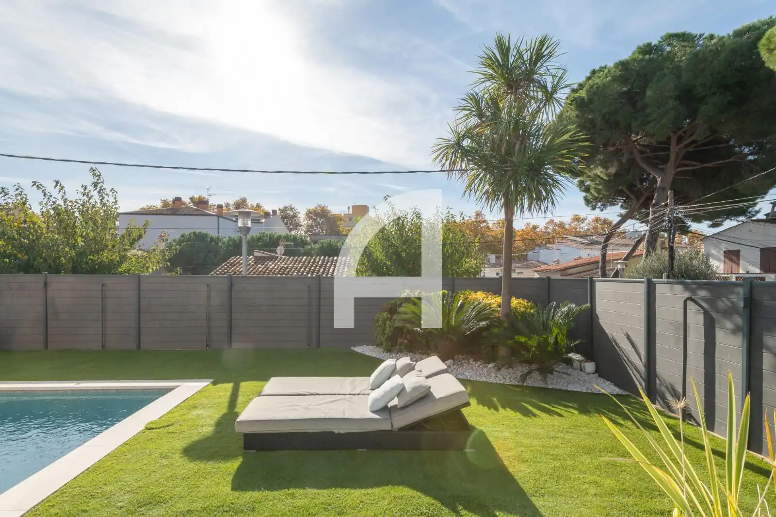 Garten von Einfamilien-Reihenhaus zum Verkauf in Castell d'Aro, Platja d'Aro i s'Agaró mit Klimaanlage, Privatgarten und Terrasse