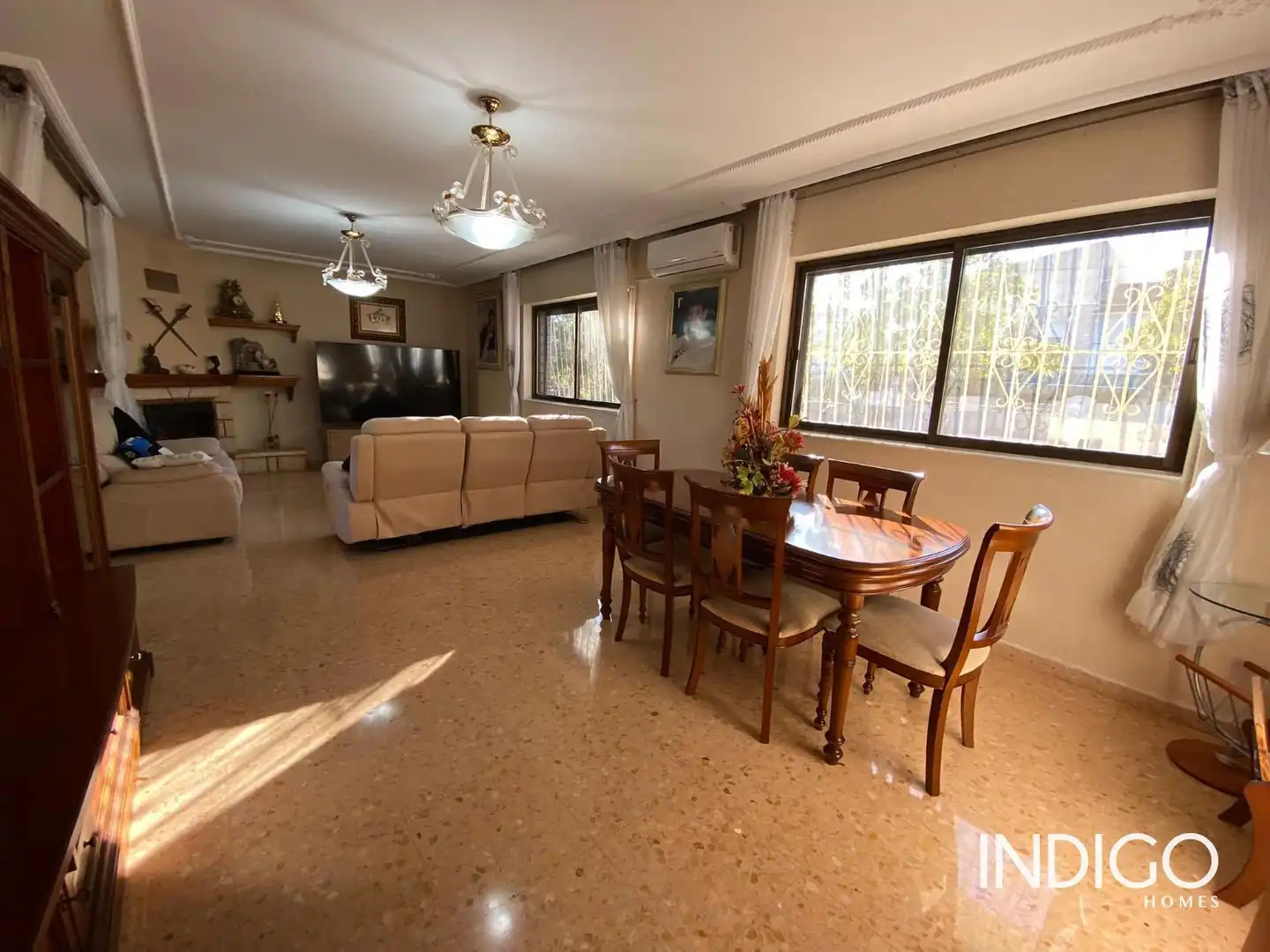 Dining room of Houses for sale in San Vicente del Raspeig / Sant Vicent del Raspeig  with Air Conditioner, Heating and Terrace