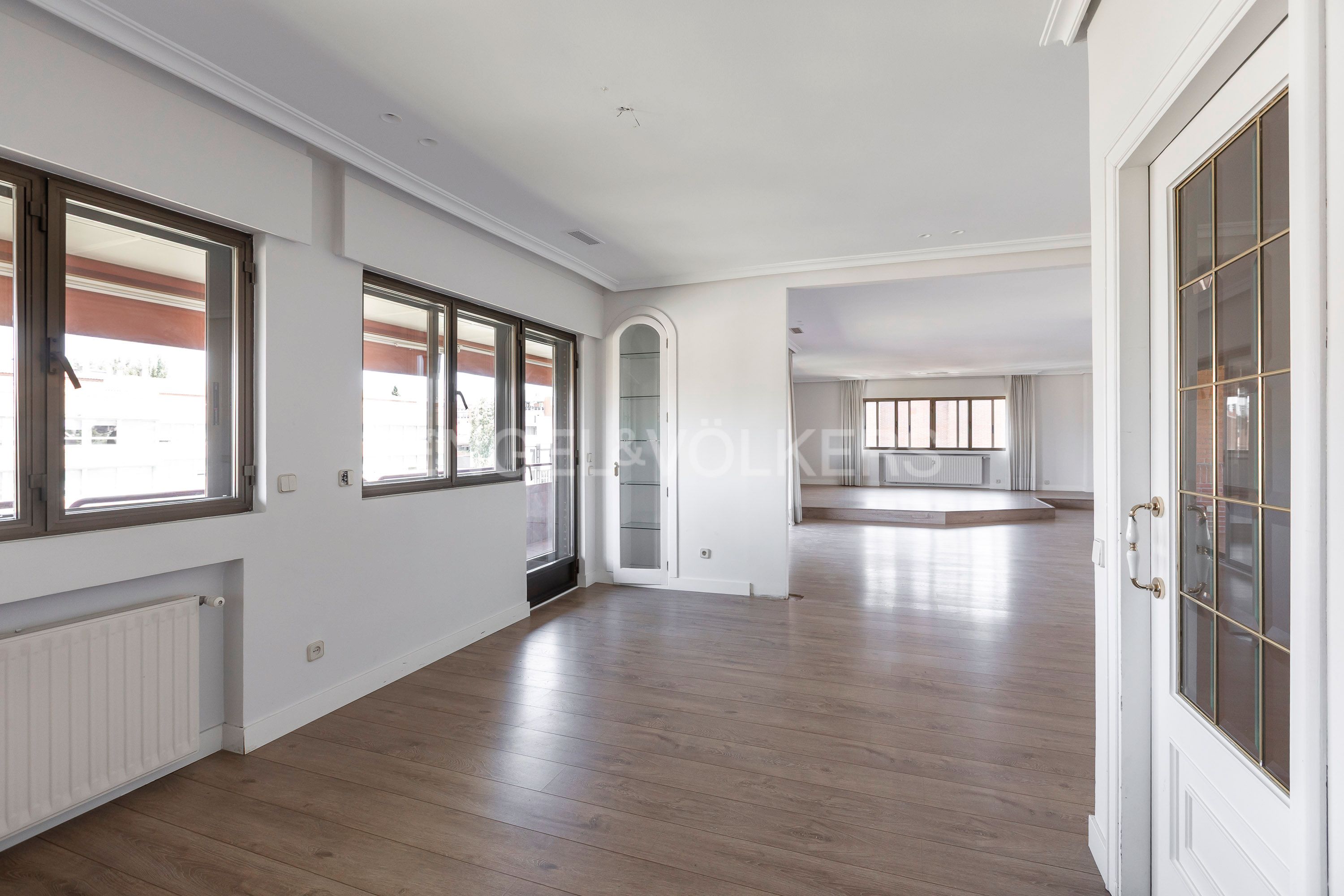 Exterior view of Apartment for sale in  Madrid Capital  with Air Conditioner, Heating and Terrace