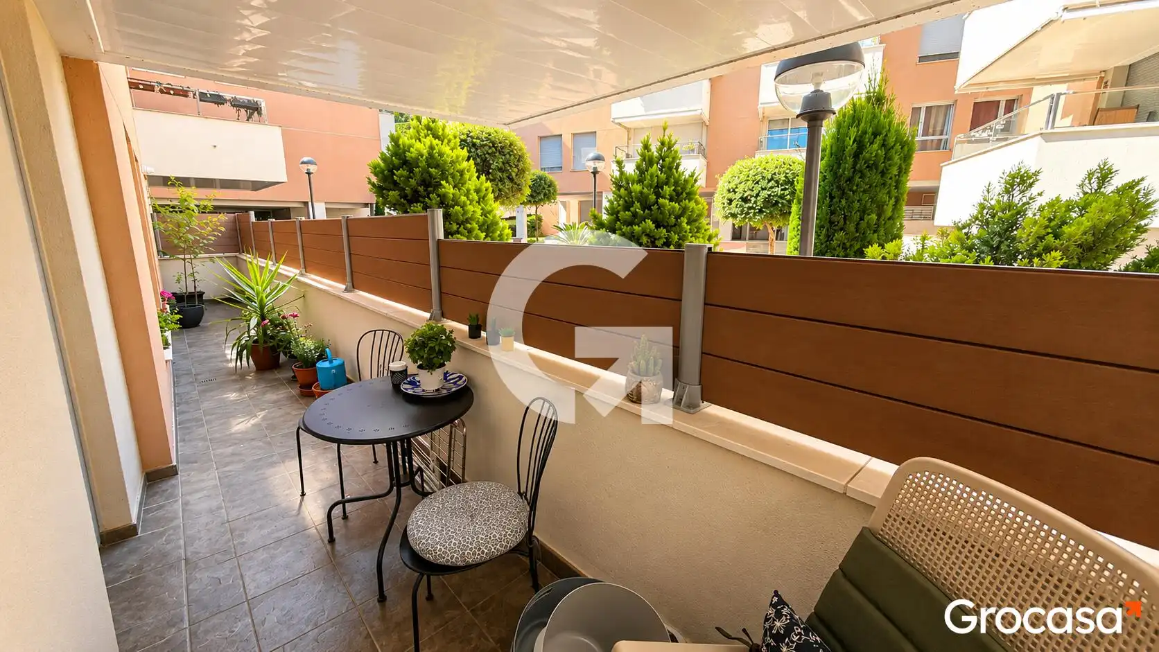 Terrasse von Wohnung zum Verkauf in Lloret de Mar mit Klimaanlage, Terrasse und Gemeinschaftspool