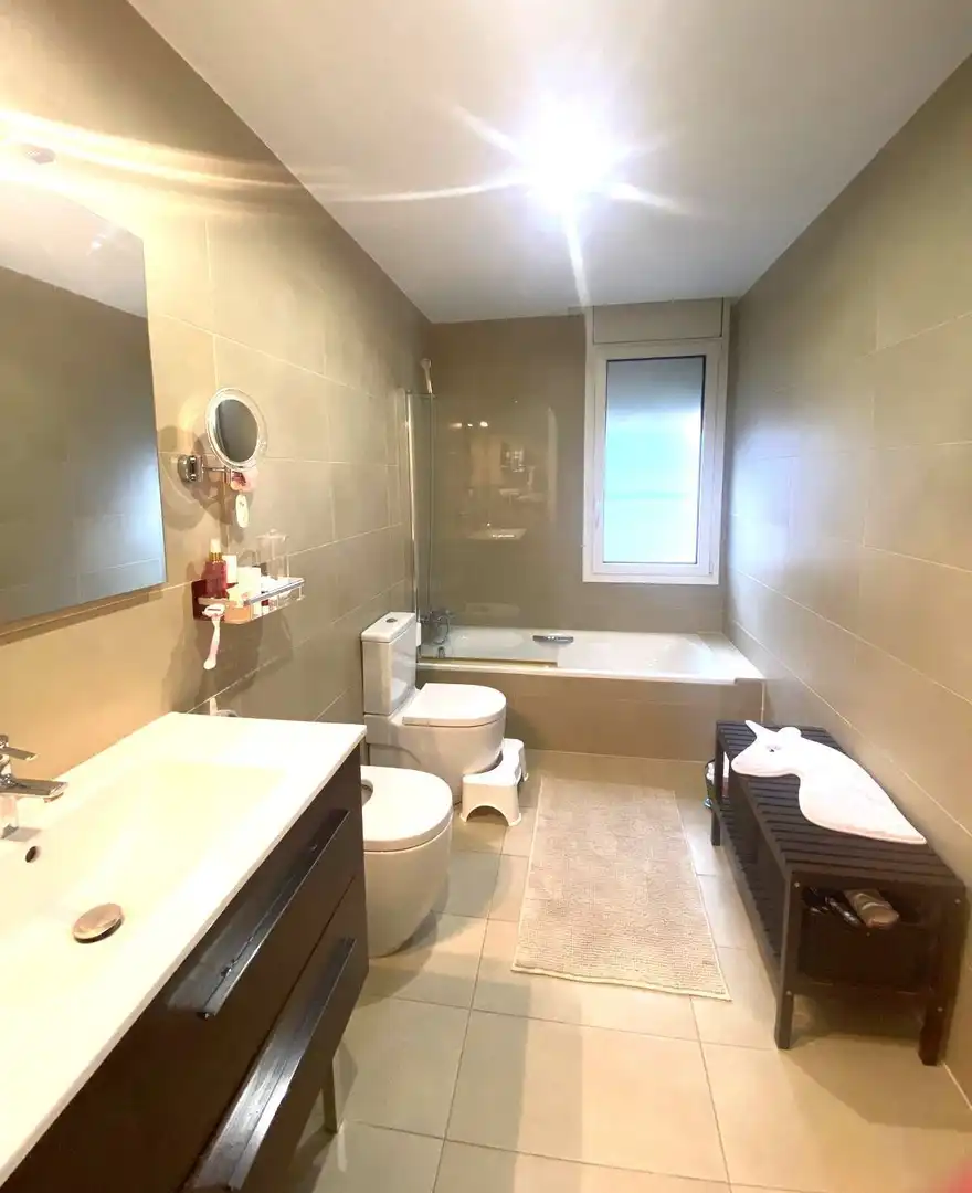 Badezimmer von Haus oder Chalet zum Verkauf in Sant Vicenç de Montalt mit Klimaanlage, Heizung und Privatgarten