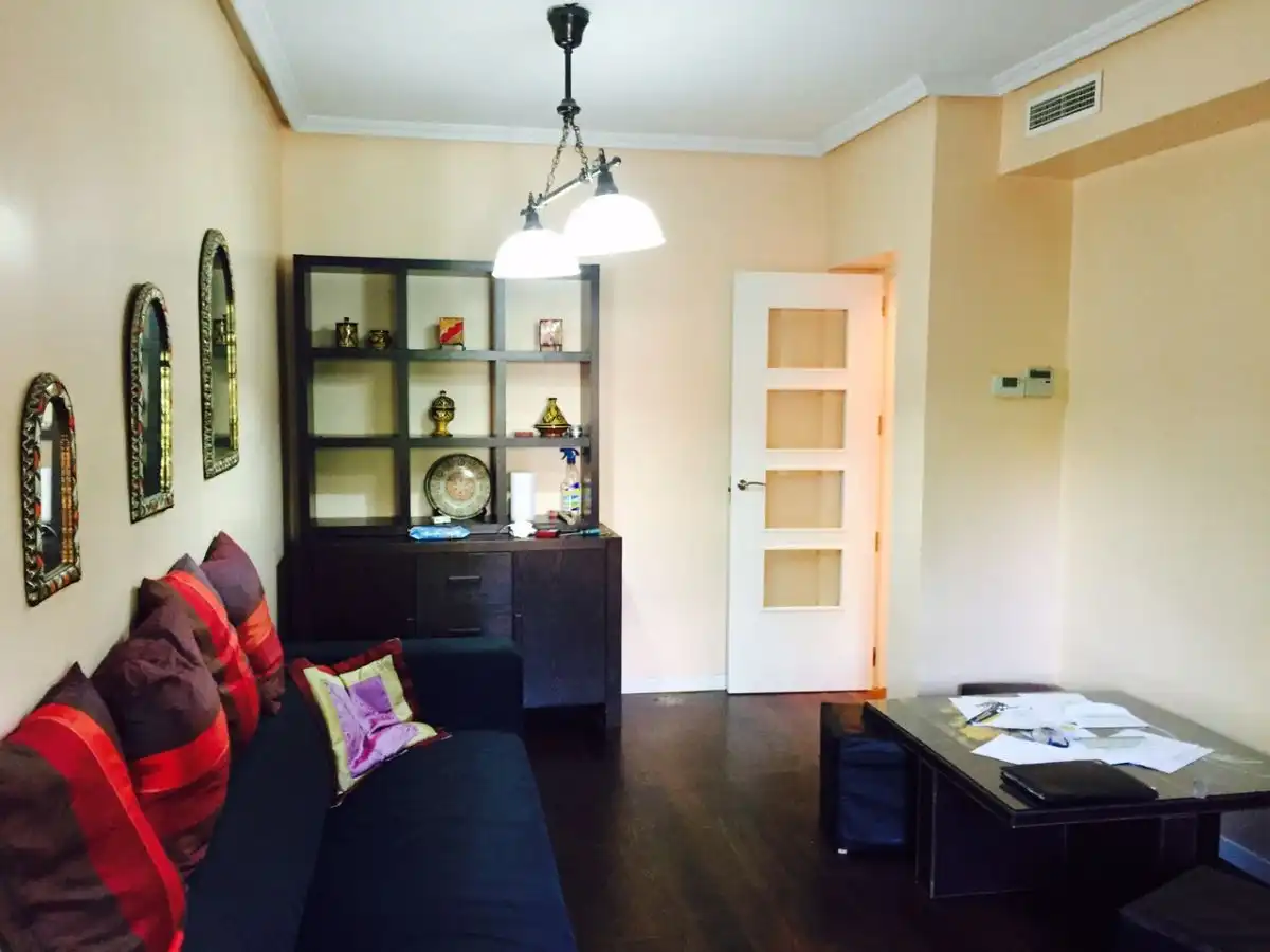Living room of Flat for rent in  Madrid Capital  with Air Conditioner and Heating