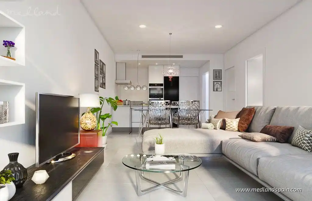 Sala d'estar de Casa o xalet en venda en Pilar de la Horadada