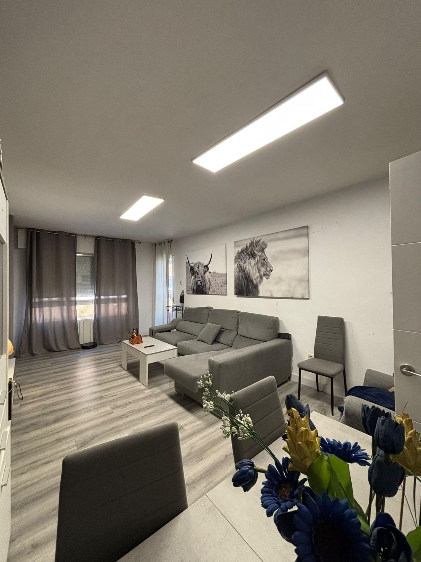 Living room of Flat for sale in  Albacete Capital  with Heating, Storage room and Balcony