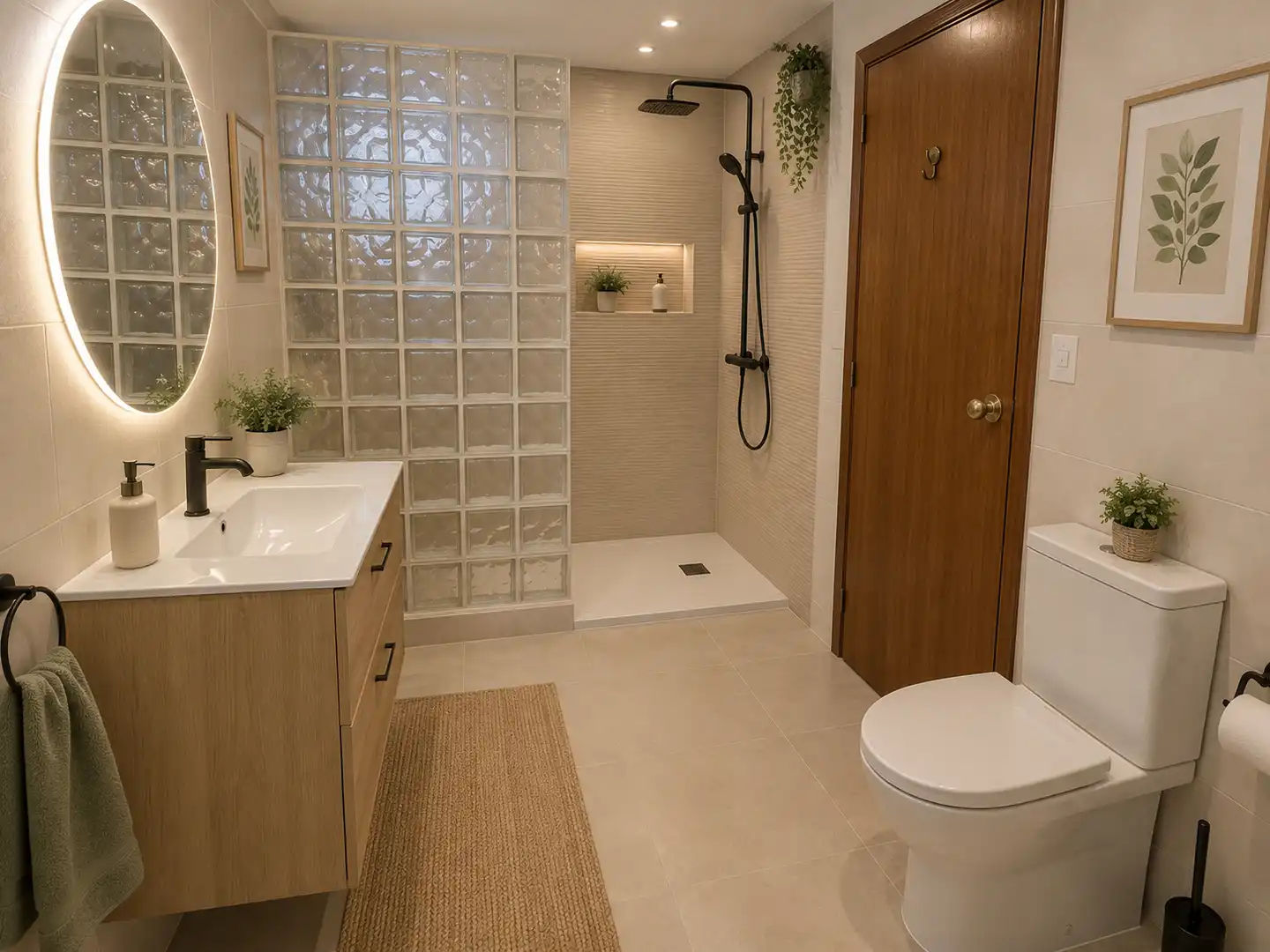 Baño de Planta baja en venta en Rafelguaraf con Amueblado, Horno y Lavadora