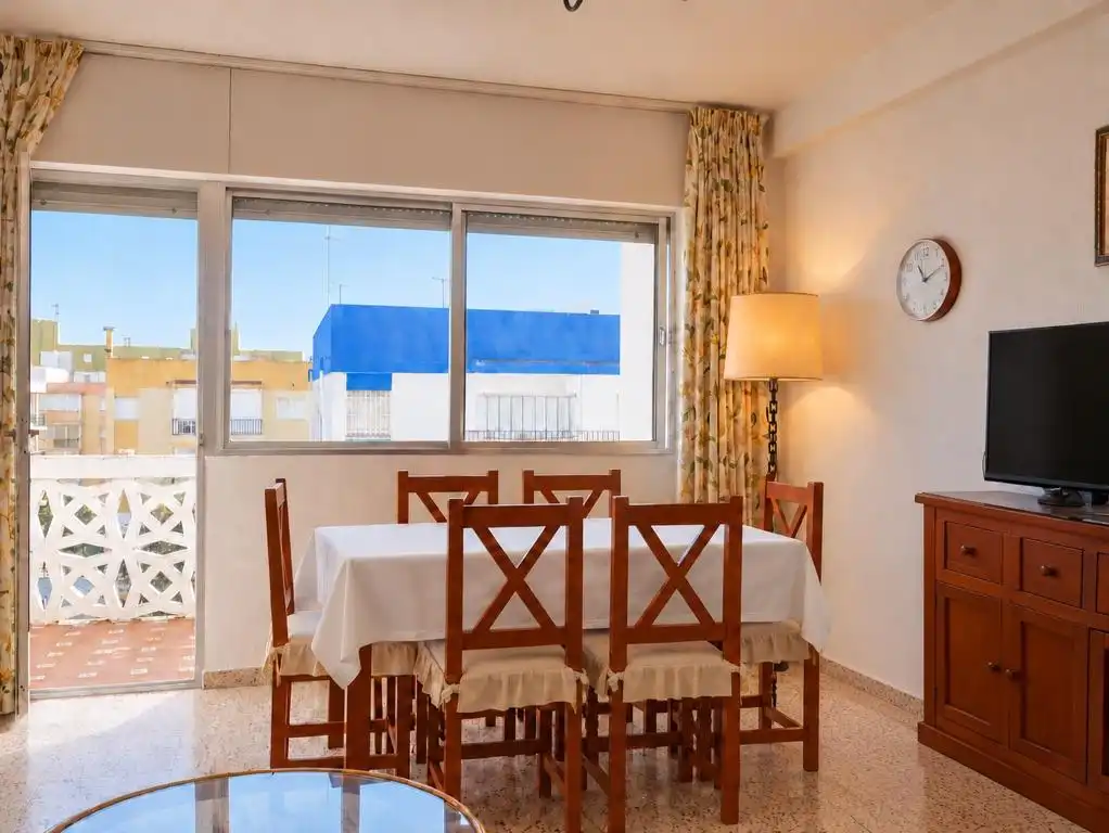 Comedor de Apartamento en venta en La Antilla con Aire acondicionado, Terraza y Amueblado