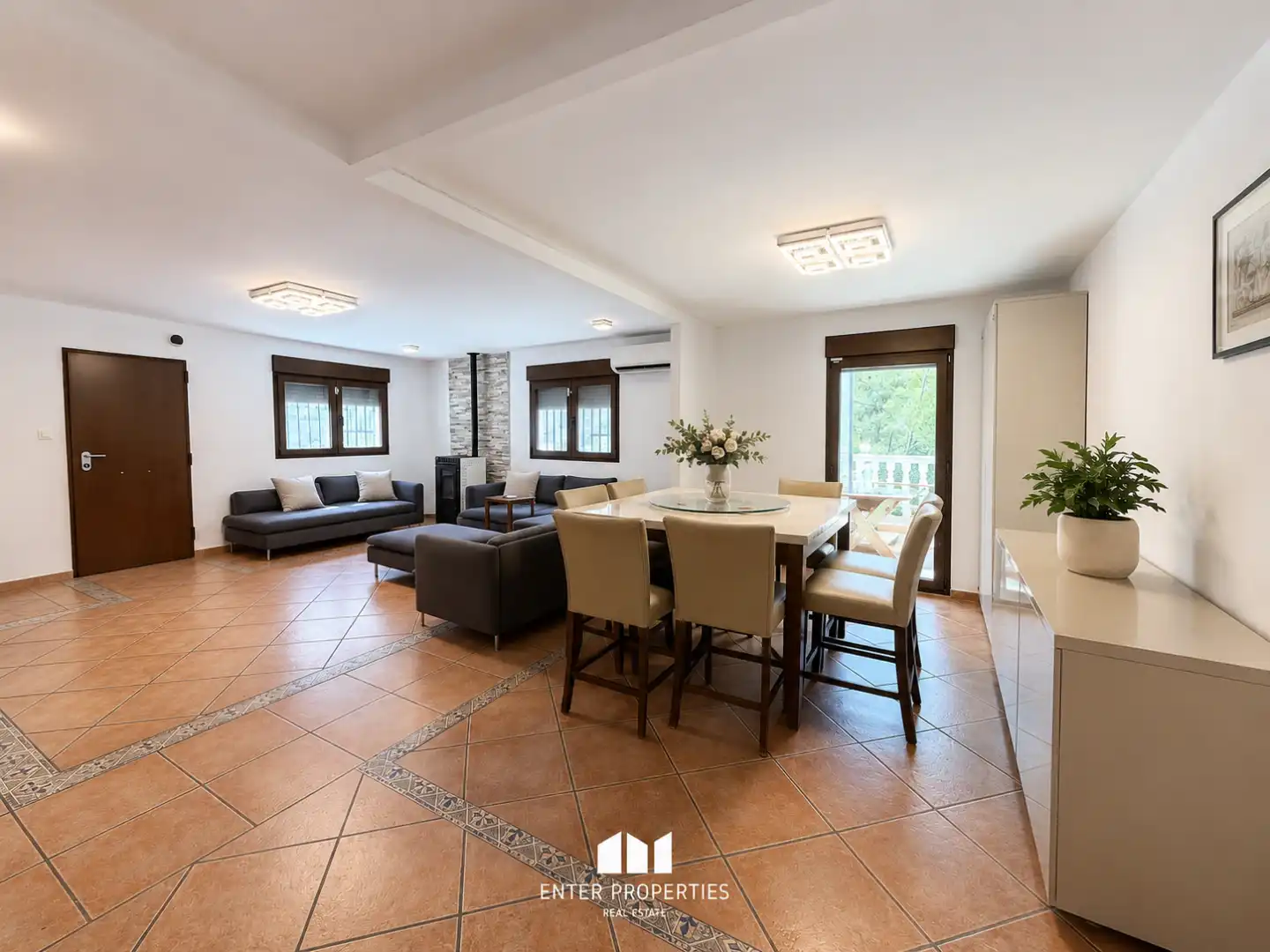 Sala de estar de Casa o chalet en venta en Olocau con Aire acondicionado, Calefacción y Terraza