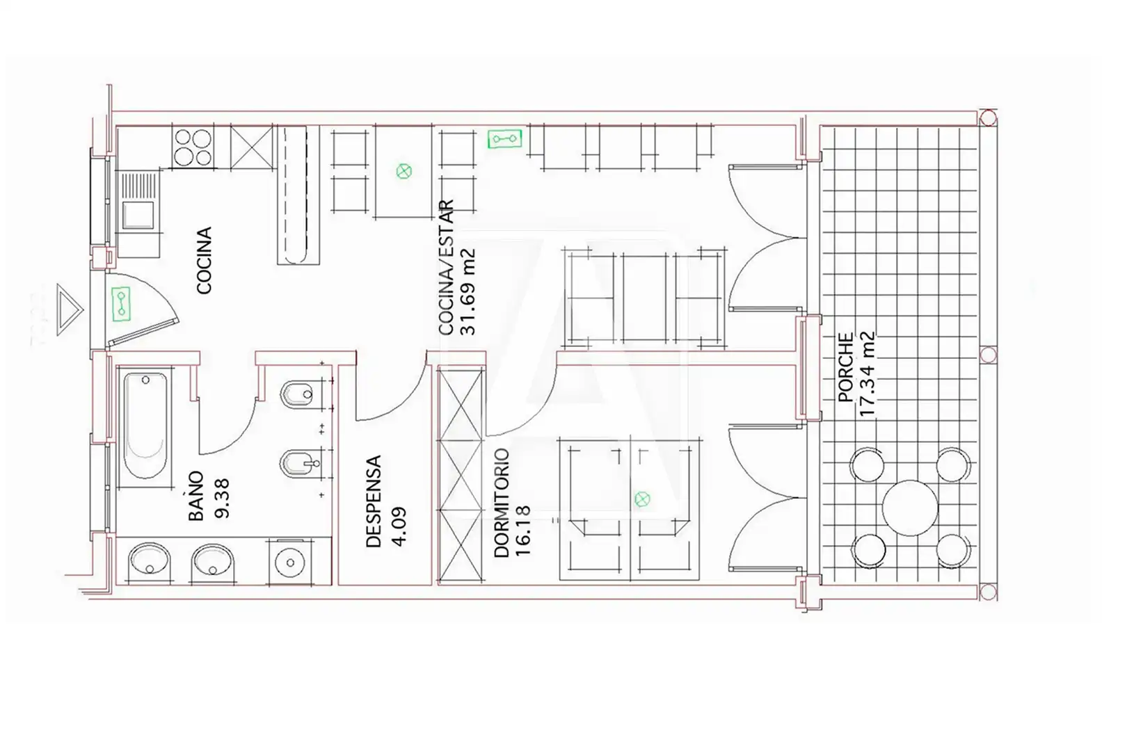 Apartment with pool for sale in La Fustera, imagen 33