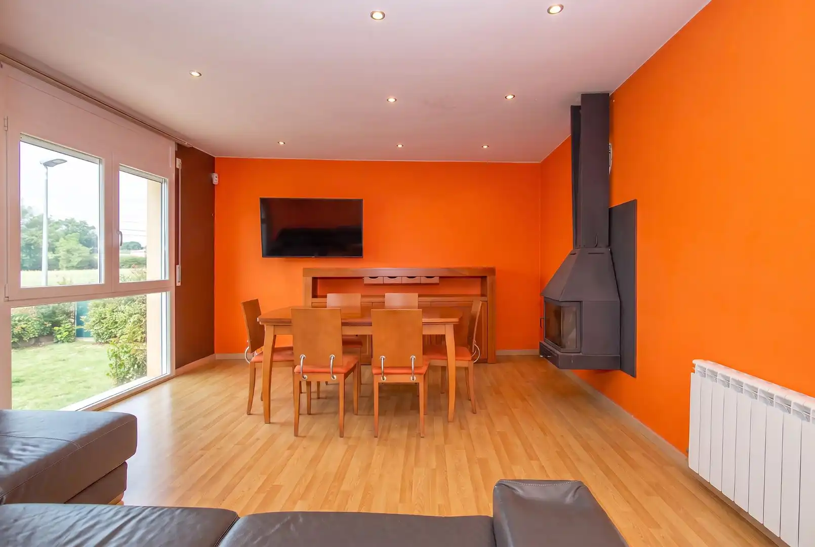 Dining room of Houses for sale in Flaçà  with Air Conditioner and Heating