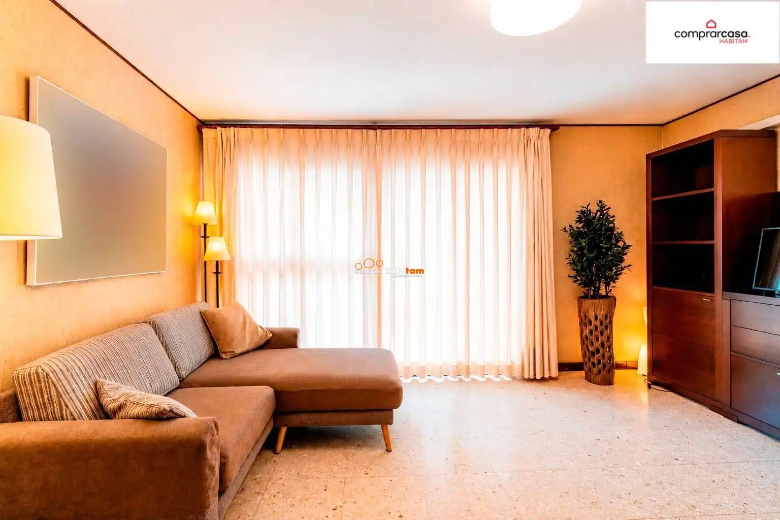 Sala de estar de Piso en venta en Barcelona con Aire acondicionado, Calefacción y Balcón
