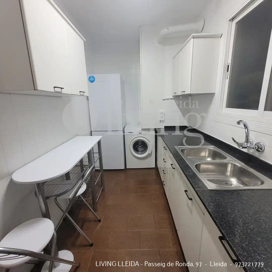Küche von Wohnung zur Miete in Lleida mit Klimaanlage, Heizung und Terrasse