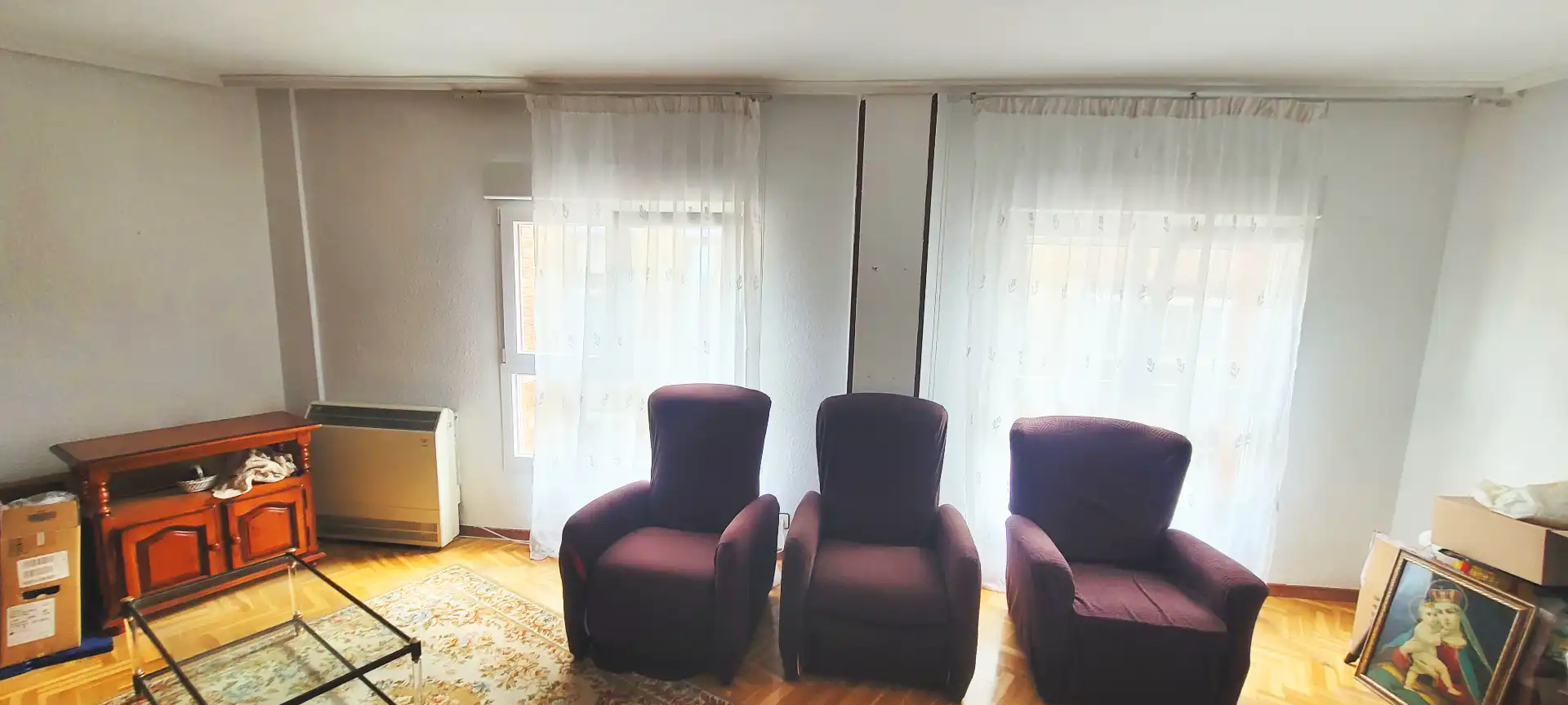 Sala d'estar de Pis en venda en Gijón  amb Calefacció i Parquet