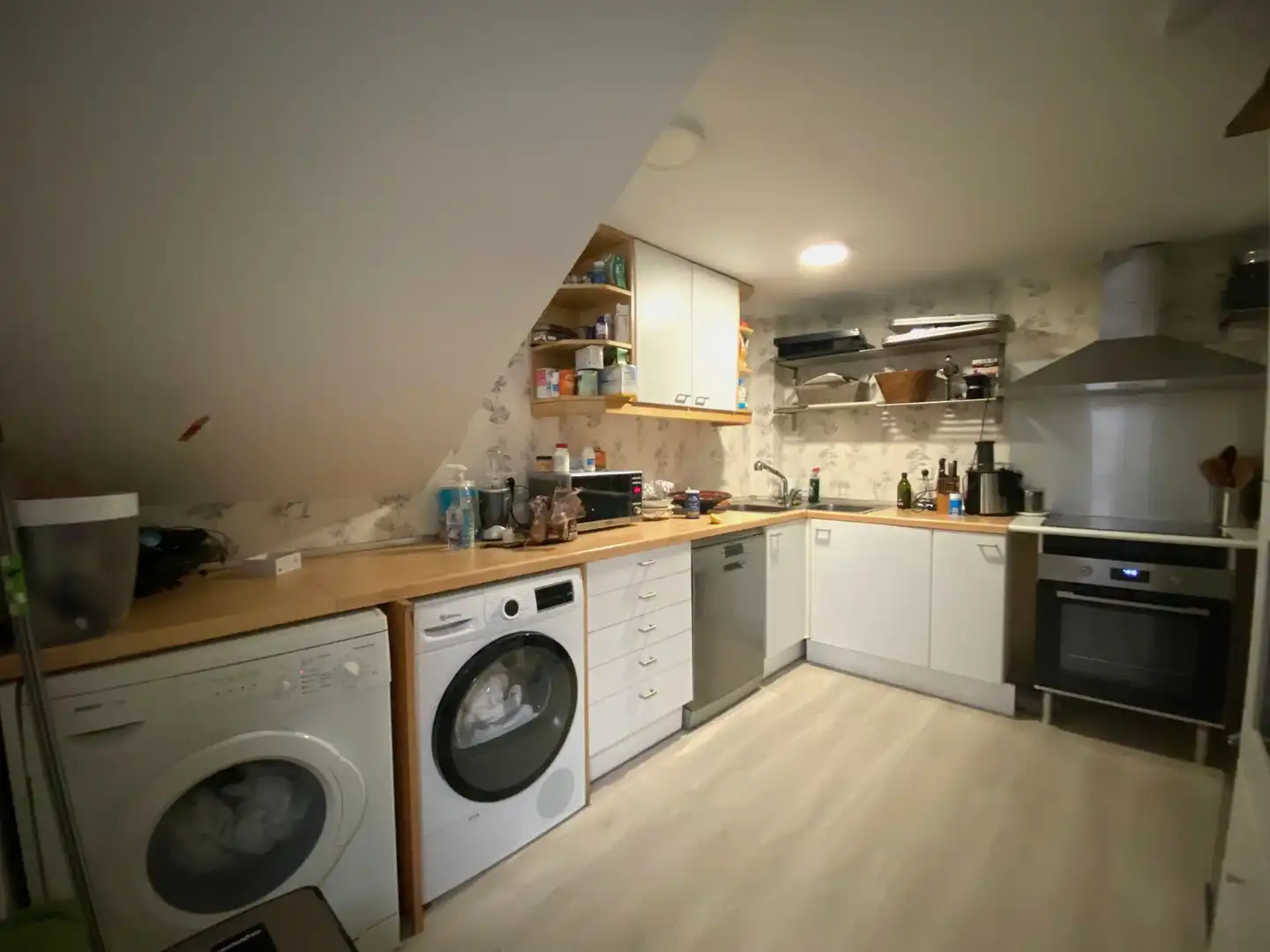 Küche von Loft zum Verkauf in Madrid mit Klimaanlage, Heizung und Möbliert