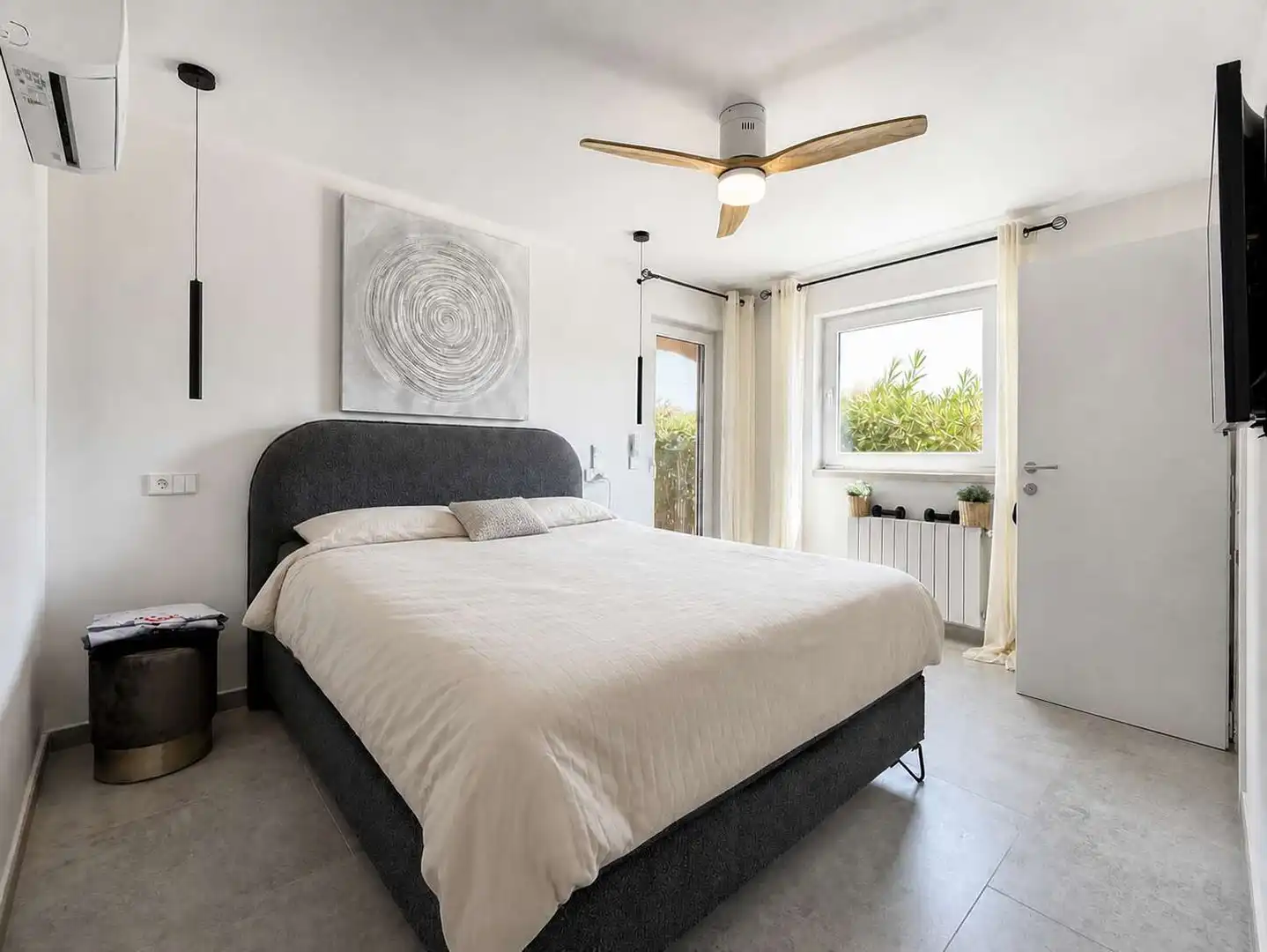 Schlafzimmer von Erdgeschoss zum Verkauf in Manacor mit Klimaanlage, Heizung und Terrasse