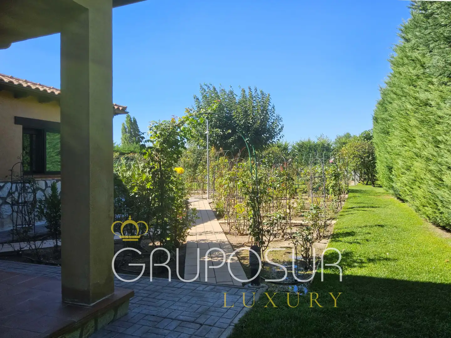 Jardí de Casa o xalet en venda en Boecillo amb Aire condicionat, Calefacció i Jardí privat