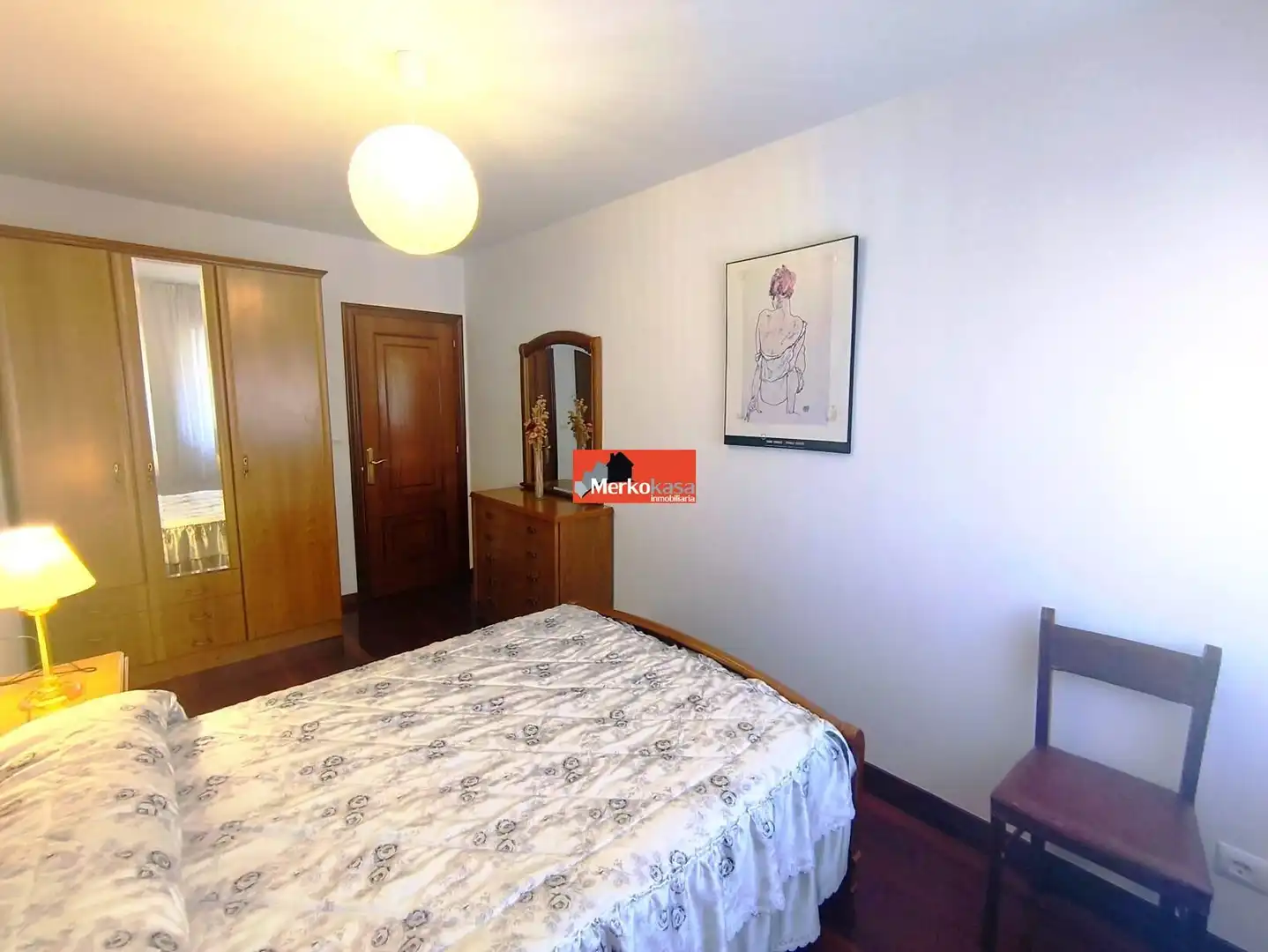 Dormitori de Apartament de lloguer en Lugo amb Calefacció i Moblat