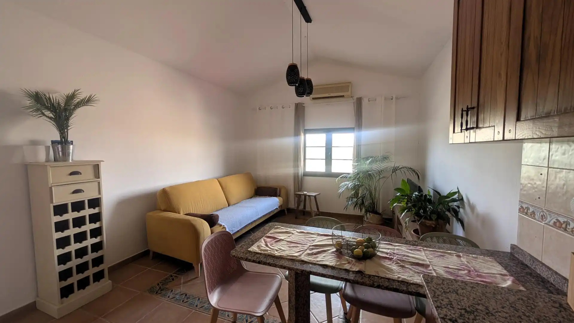 Sala d'estar de Finca rústica en venda en Pájara amb Jardí privat, Terrassa i Traster