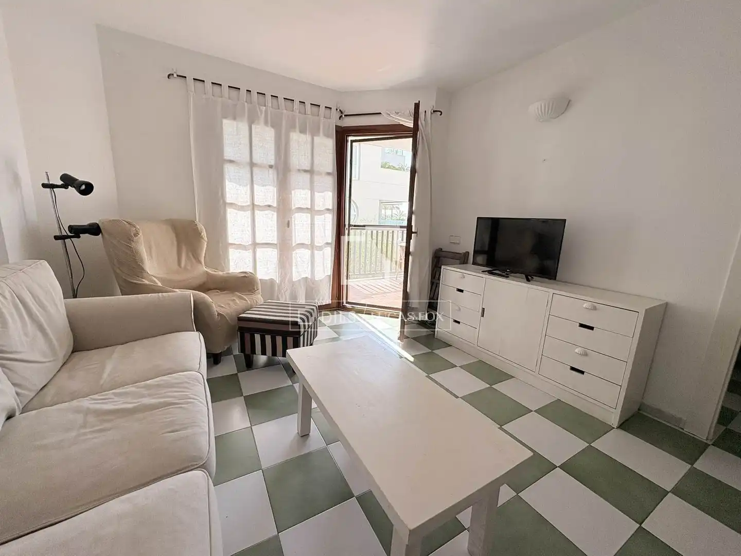 Sala de estar de Piso de alquiler en Eivissa con Amueblado y Balcón