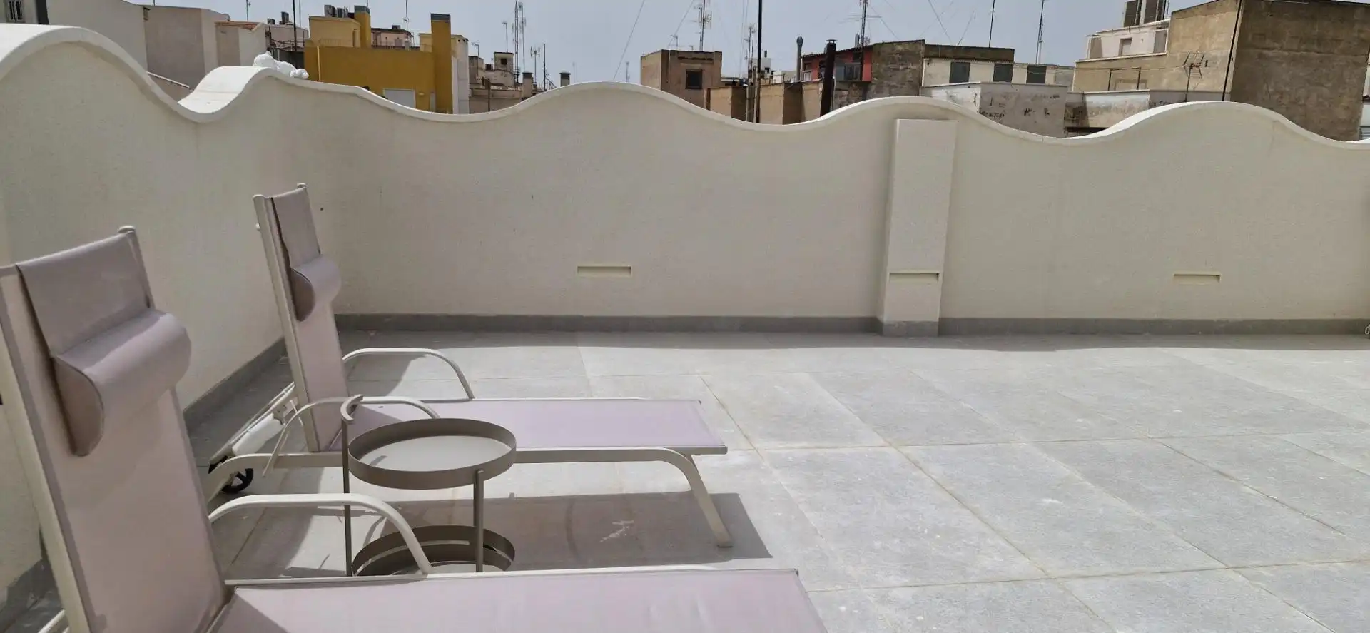 Terraza de Piso de alquiler en Elche / Elx con Aire acondicionado, Parquet y Trastero