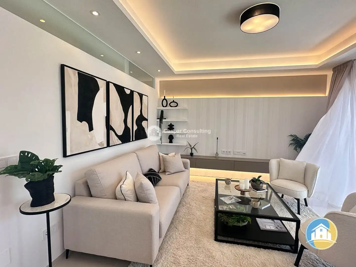 Sala de estar de Apartamento en venta en Rojales con Calefacción, Jardín privado y Terraza