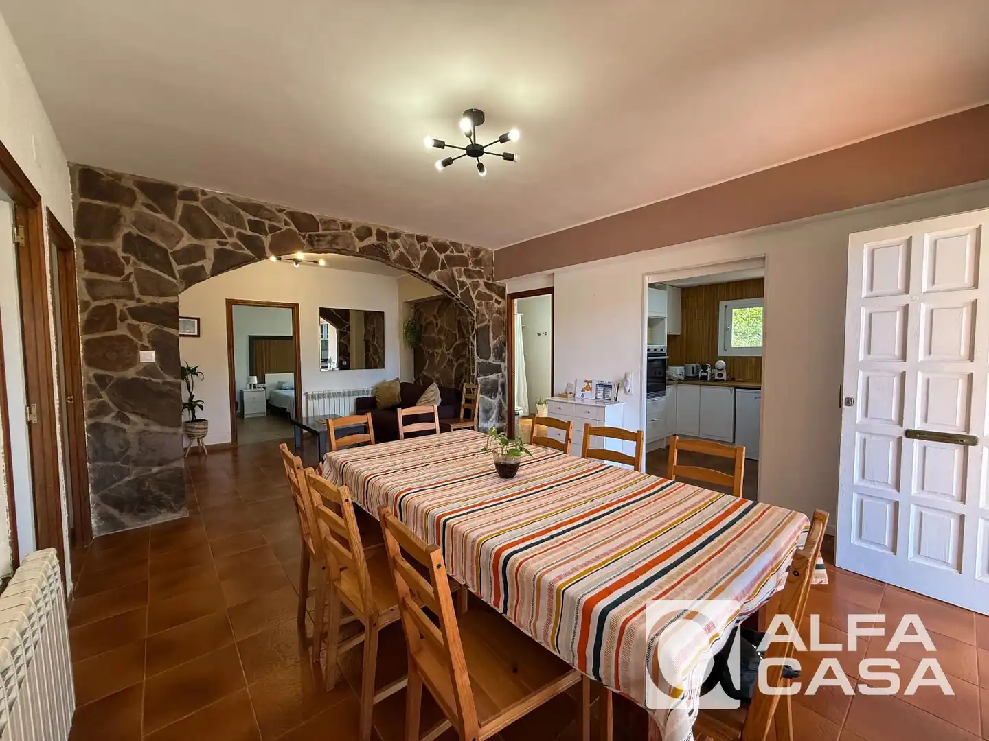 Dining room of Houses for sale in Lloret de Mar  with Heating, Terrace and Storage room