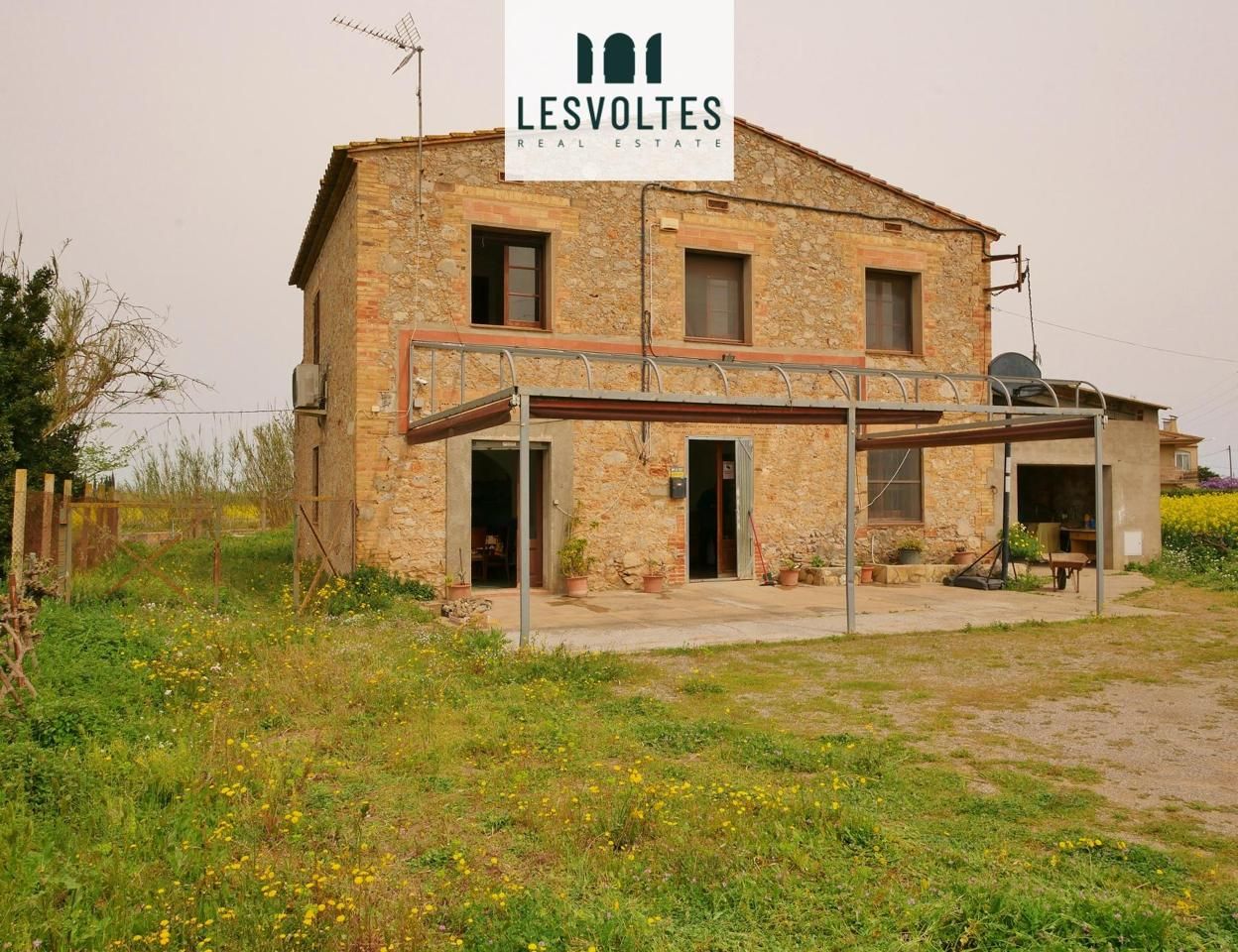 Exterior view of House or chalet for sale in Bellcaire d'Empordà  with Heating, Private garden and Internet