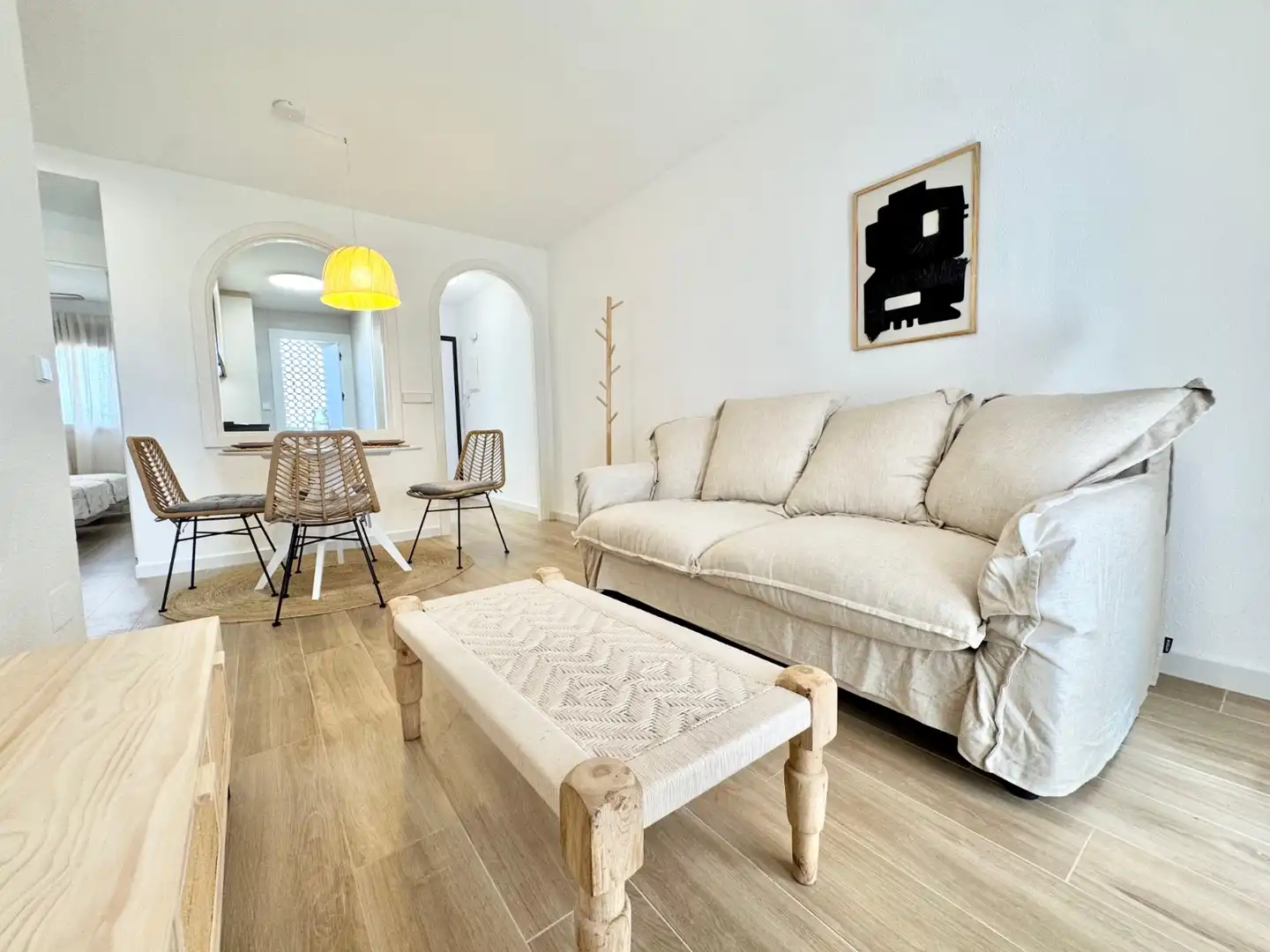 Wohnzimmer von Wohnungen zur Miete in San Javier mit Klimaanlage, Terrasse und Schwimmbad