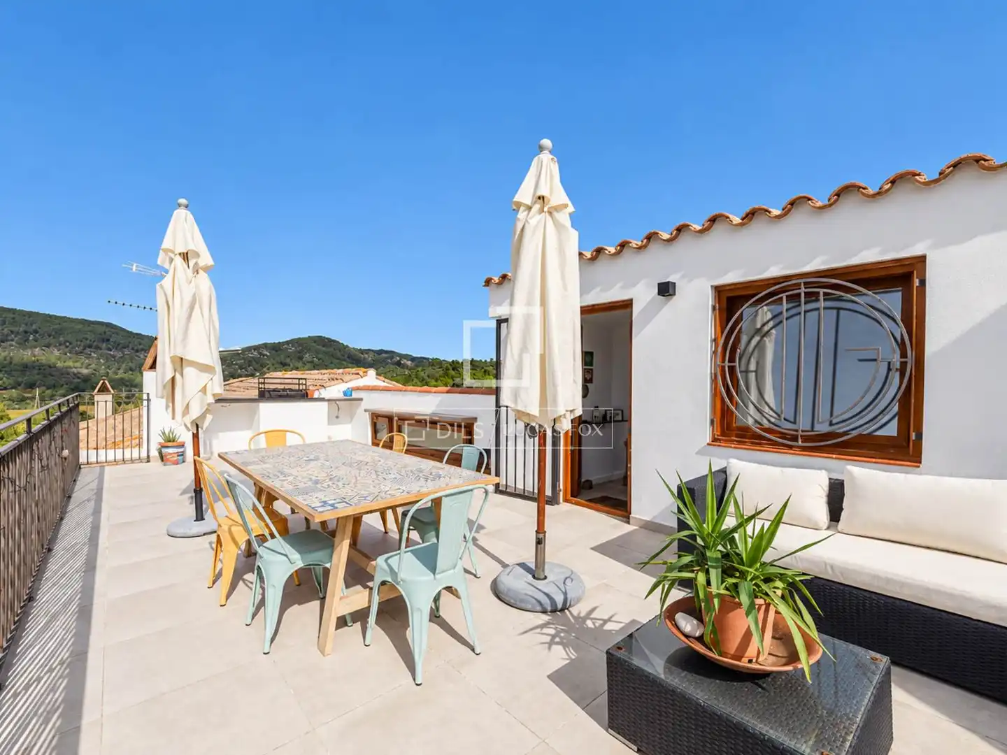 Terraza de Casa o chalet en venta en Centre