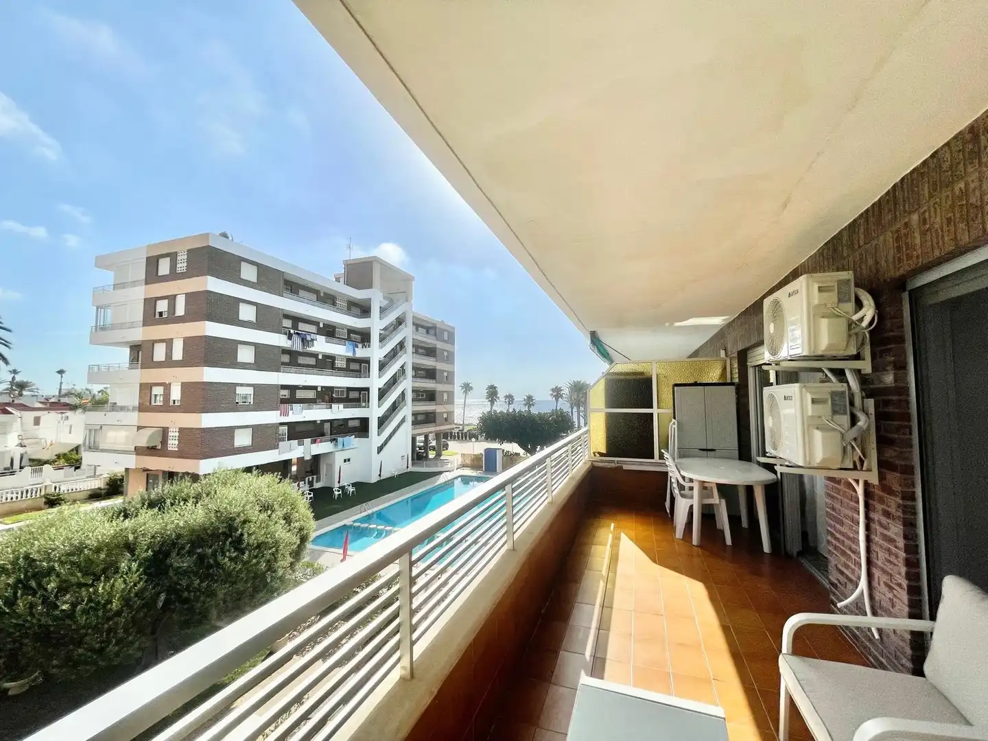 Terrace of Apartments for rent in Torrevieja  with Air Conditioner, Heating and Terrace